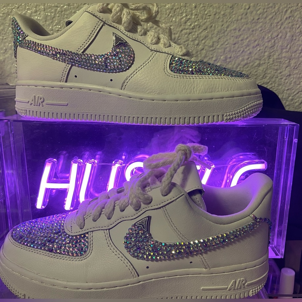 Bling Nike Air Force 1 Shoes